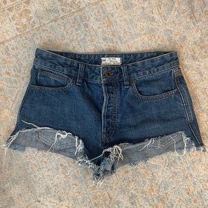 Free People, Jean cut off, bootie shorts